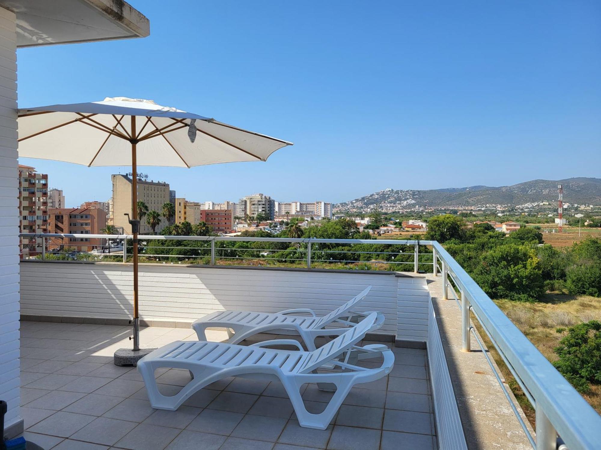 Atico Aqua Peniscola, 1ª Linea De Playa, Parking Y Piscina Leilighet Eksteriør bilde